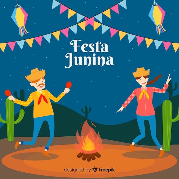 Bezpłatny wektor festa junina