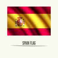 Bezpłatny wektor flaga hiszpanii