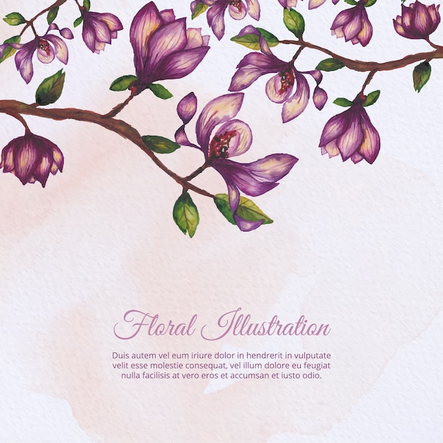 Floral Desing Ilustracji