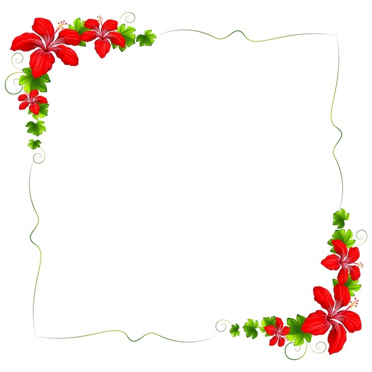 Bezpłatny plik Wektor floral ramki tła