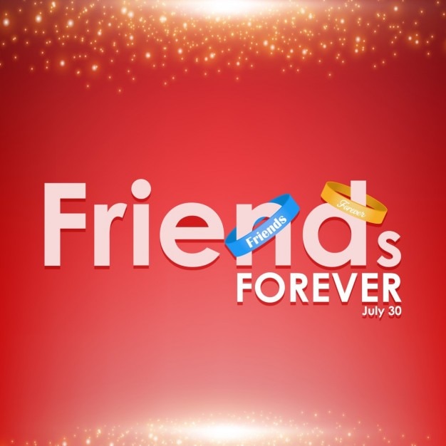 Friends Forever Typografia Z Opaski W Typografii