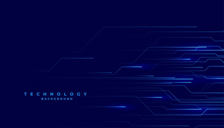 Bezpłatny plik Wektor futuristyczna linia obwodu, przewód, technologia sieci, tło wizualizacji danych
