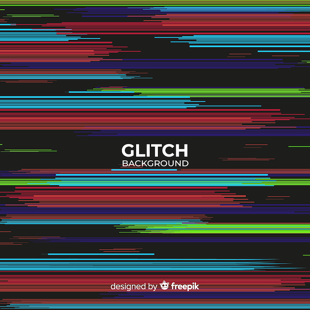 Glitch tło