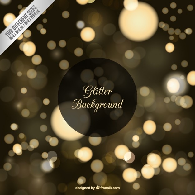 Bezpłatny plik Wektor glitter tło w stylu bokeh