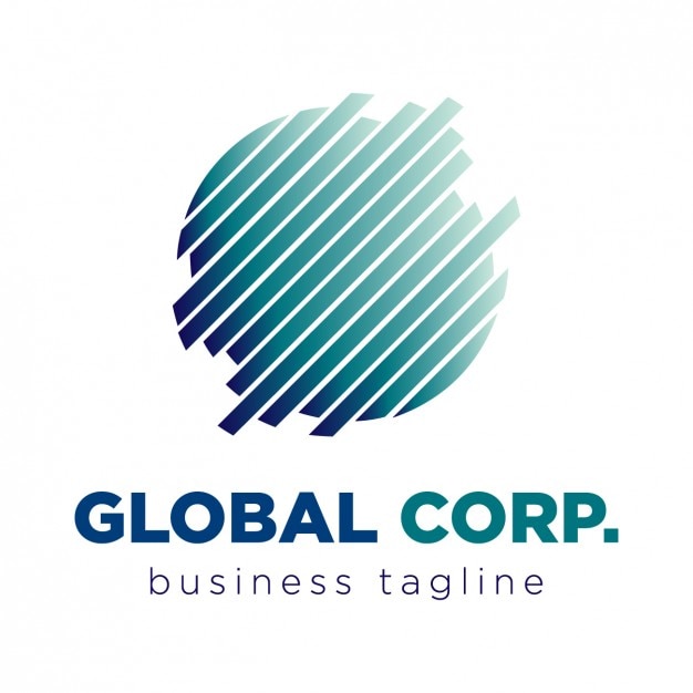 Bezpłatny wektor globalny corporation logo