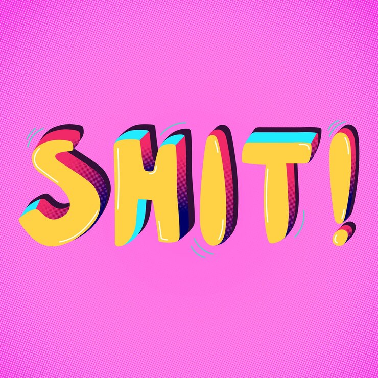 Bezpłatny plik Wektor gówno funky wektor typografii wtrąceń tekstu