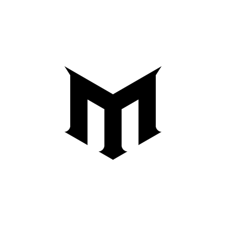 Bezpłatny plik Wektor gradacja m logo projektowanie logo