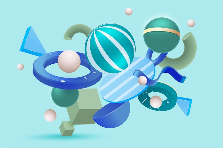 Bezpłatny plik Wektor gradient 3d tła geometrycznego