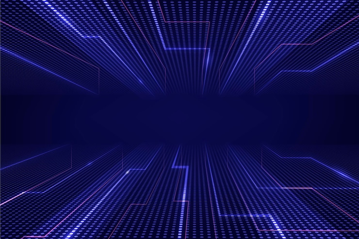 Bezpłatny plik Wektor gradient cyber futurystyczne tło