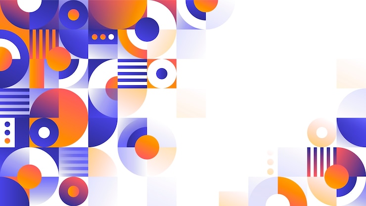 Bezpłatny plik Wektor gradient geometrycznego tła