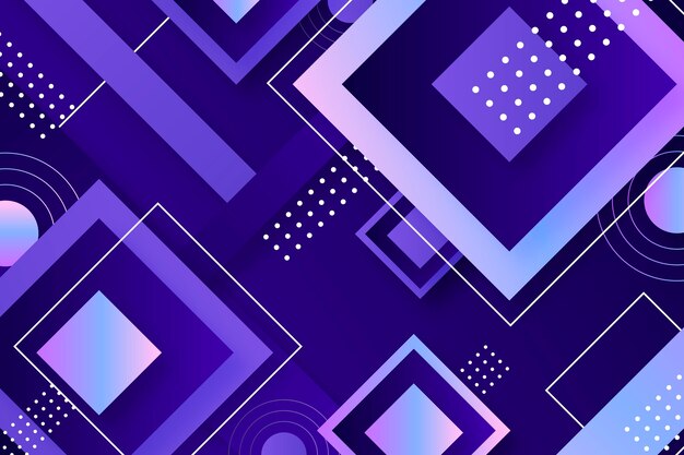 Gradient geometrycznych kształtów tła