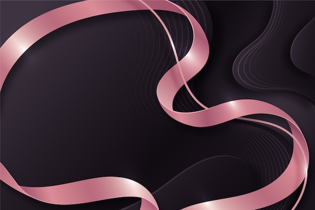 Gradient luksusowe tło wstążkowe