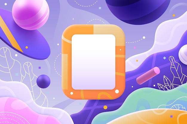 Gradient modne tło