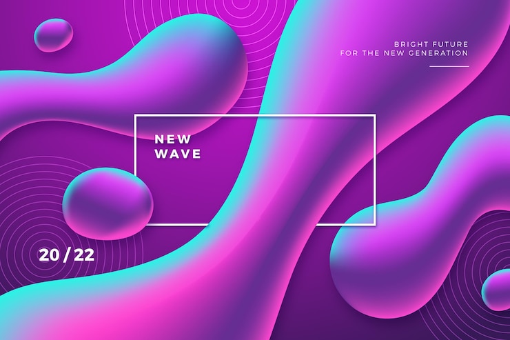 Bezpłatny plik Wektor gradient płynnego abstrakcyjnego tła