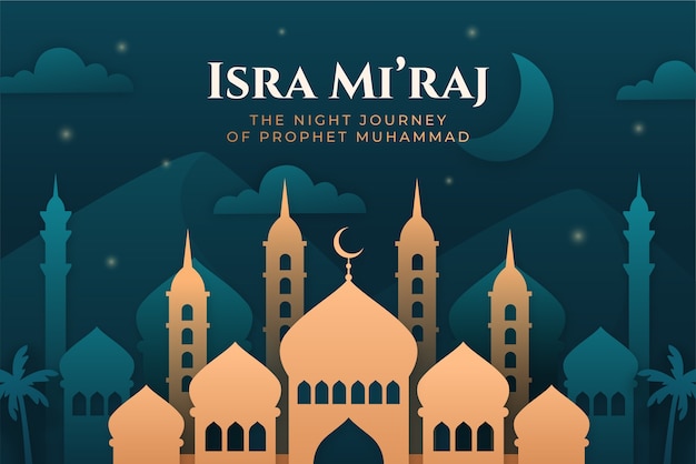 Gradient tła dla isra miraj