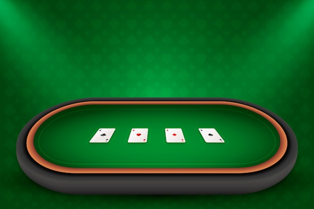 Bezpłatny wektor gradient tła stołu do pokera