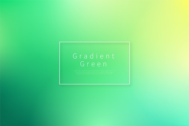 Gradient tła w zielonych odcieniach