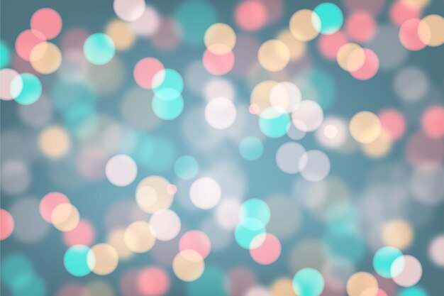 Gradient w tle z efektem bokeh