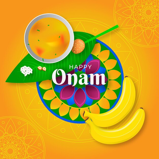 Gradientowa ilustracja onam