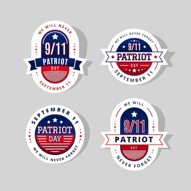 Gradientowa Kolekcja Odznak Dnia Patrioty 9.11