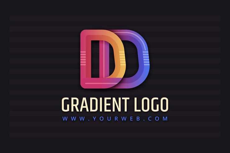 Bezpłatny plik Wektor gradientowe logo dd