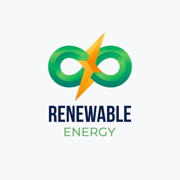 Gradientowe Logo Energii Odnawialnej