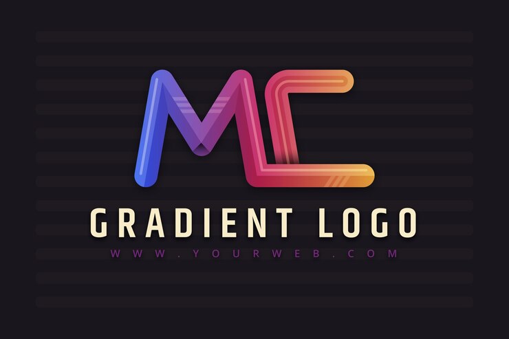 Bezpłatny plik Wektor gradientowe logo mc