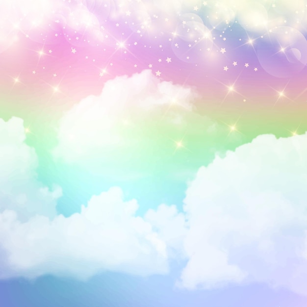 Bezpłatny wektor gradientowe pastelowe tło nieba