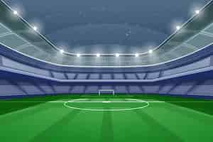 Bezpłatny wektor gradientowe tło boiska do piłki nożnej