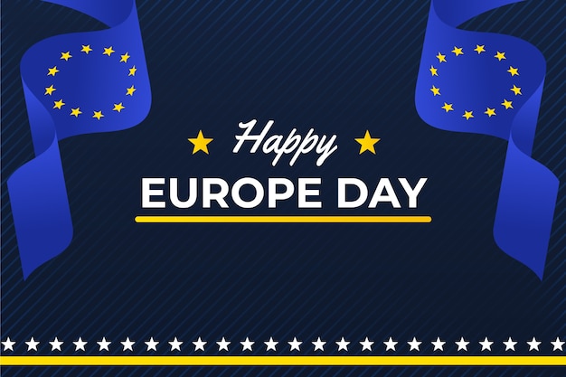 Gradientowe Tło Dnia Europy