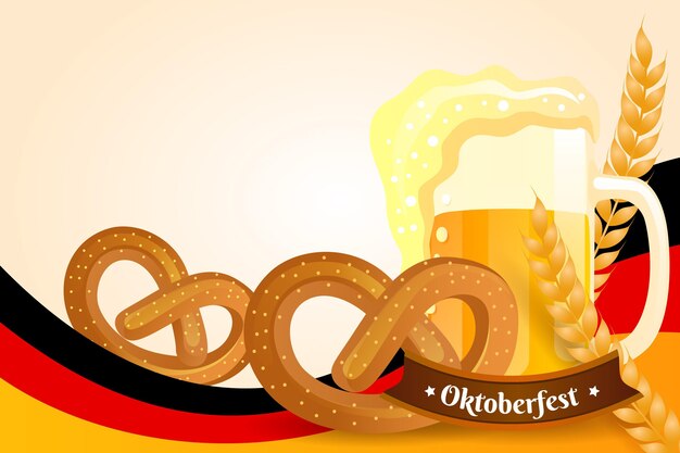 Gradientowe tło oktoberfest