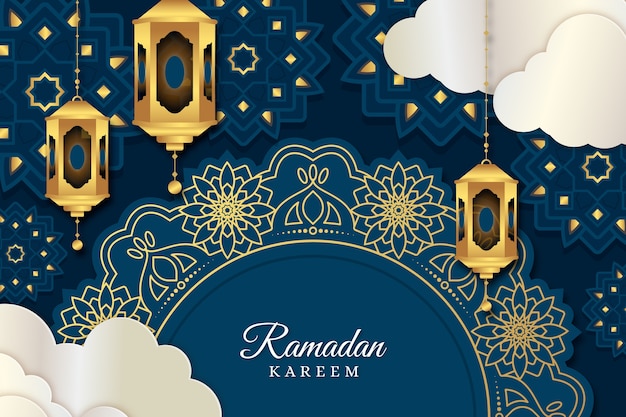 Gradientowe Tło Ramadan