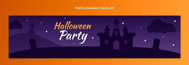 Gradientowy Baner Na Halloween