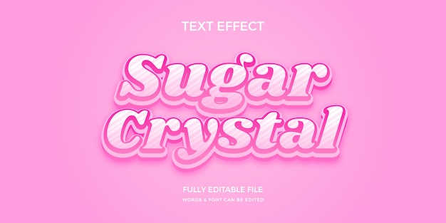 Gradientowy cukierkowy efekt tekstowy w pastelowych kolorach