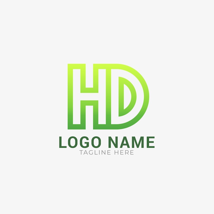 Bezpłatny plik Wektor gradientowy szablon logo monogram hd