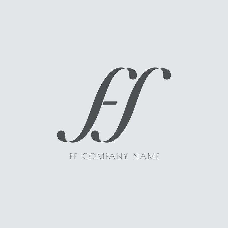 Bezpłatny plik Wektor gradientowy szablon logo sf lub fs