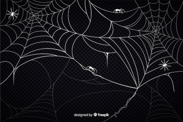 Halloween pajęczyna tło