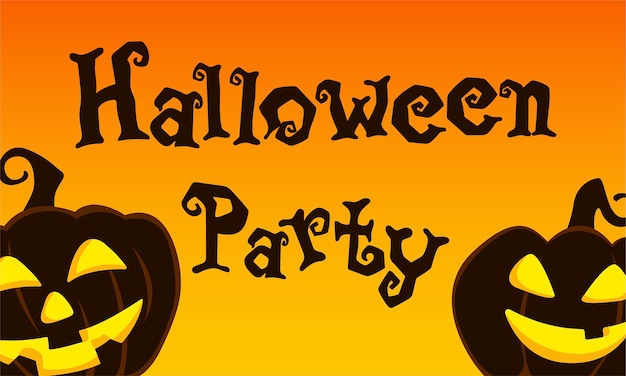 Bezpłatny wektor halloween party tło