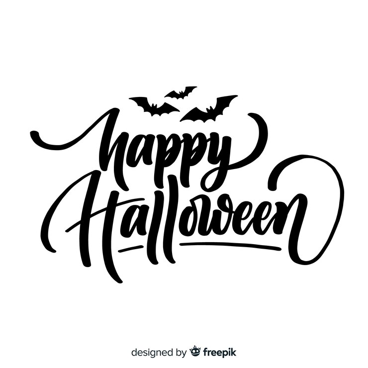 Bezpłatny plik Wektor happy halloween napis projekt
