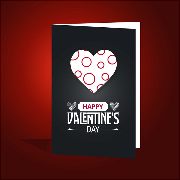 Happy Valentine&#39;s day Fold Card