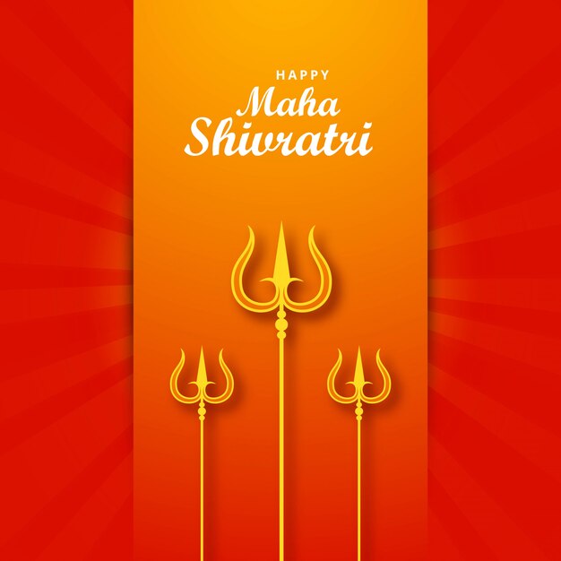 Hinduskie święto maha shivratri kartkę z życzeniami