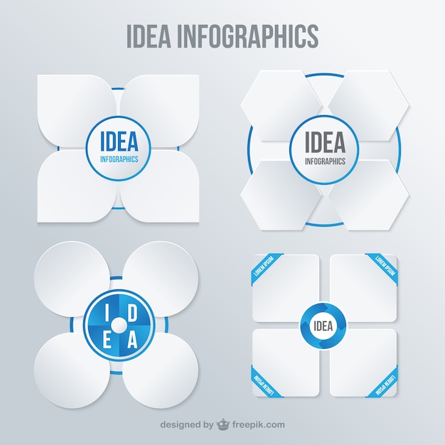 Bezpłatny wektor idea infografiki