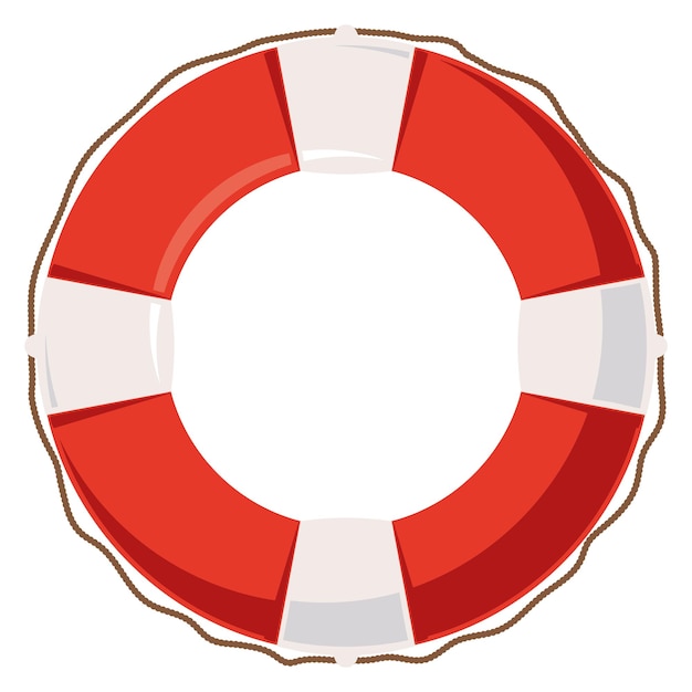 Bezpłatny wektor ikona bezpieczeństwa wektorowej bójki kręgu pasów ratunkowego