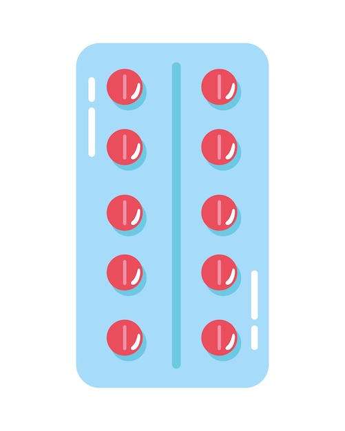Bezpłatny wektor ikona pigułek antykoncepcyjnych