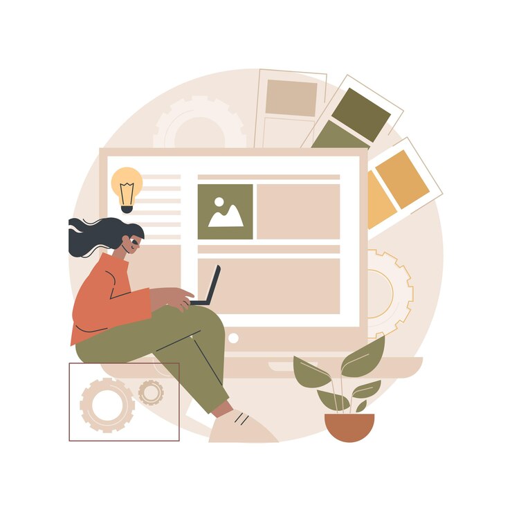 Bezpłatny plik Wektor ilustracja abstrakcyjna projektu interfejsu