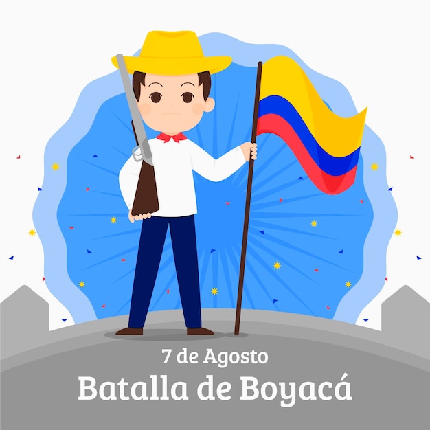 Ilustracja Batalla De Boyaca