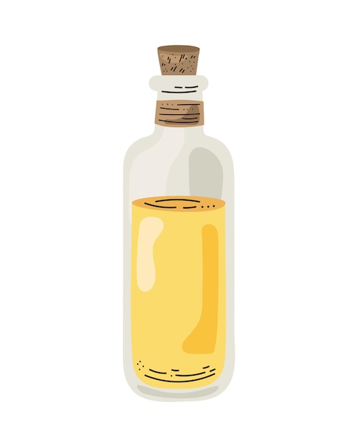 Ilustracja butelki olejowej