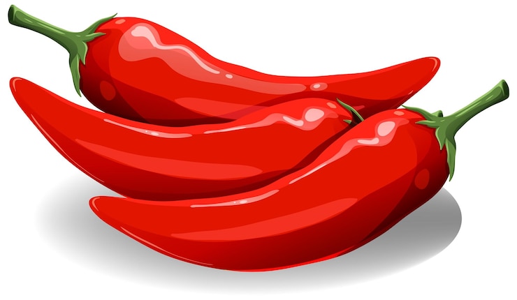Bezpłatny plik Wektor ilustracja czerwonego pieprzu chili