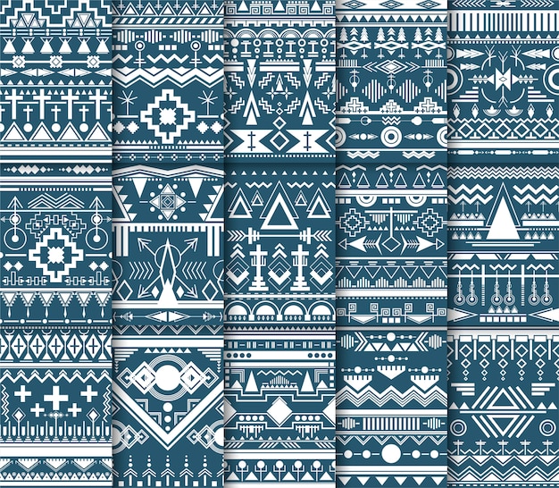 Ilustracja etniczny wzór