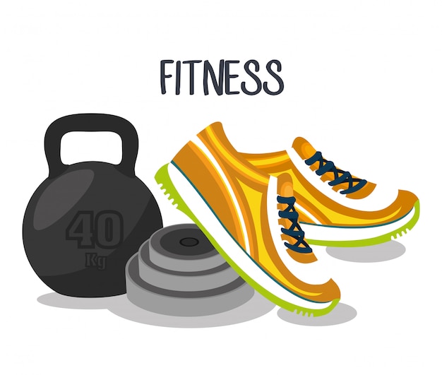 Ilustracja Fitness Sportowy